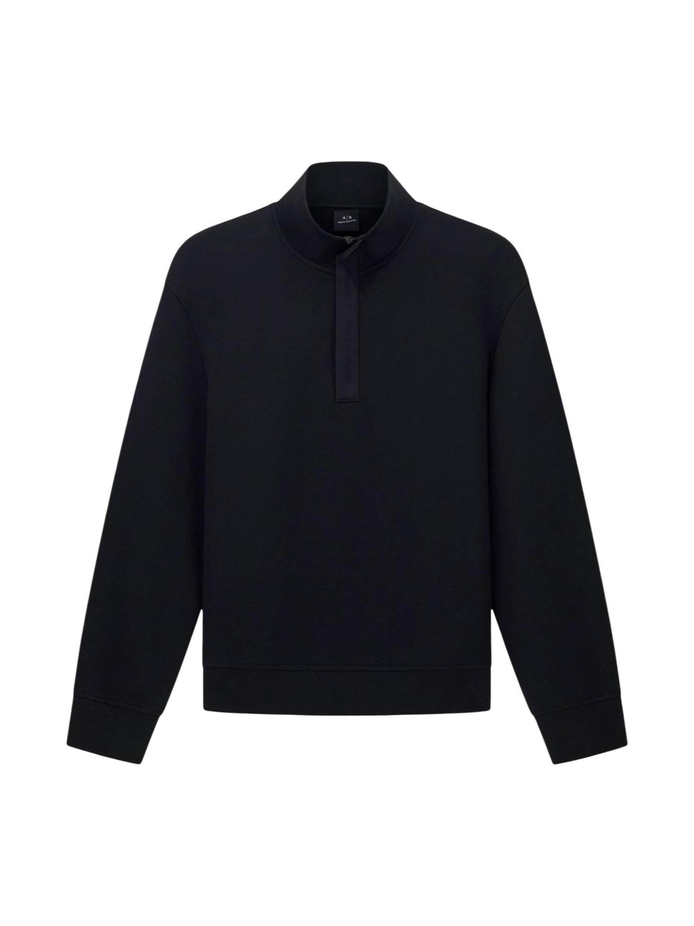 ARMANI EXCHANGE Sweatshirt 'XM001295 AF10818' in Zwart: voorkant