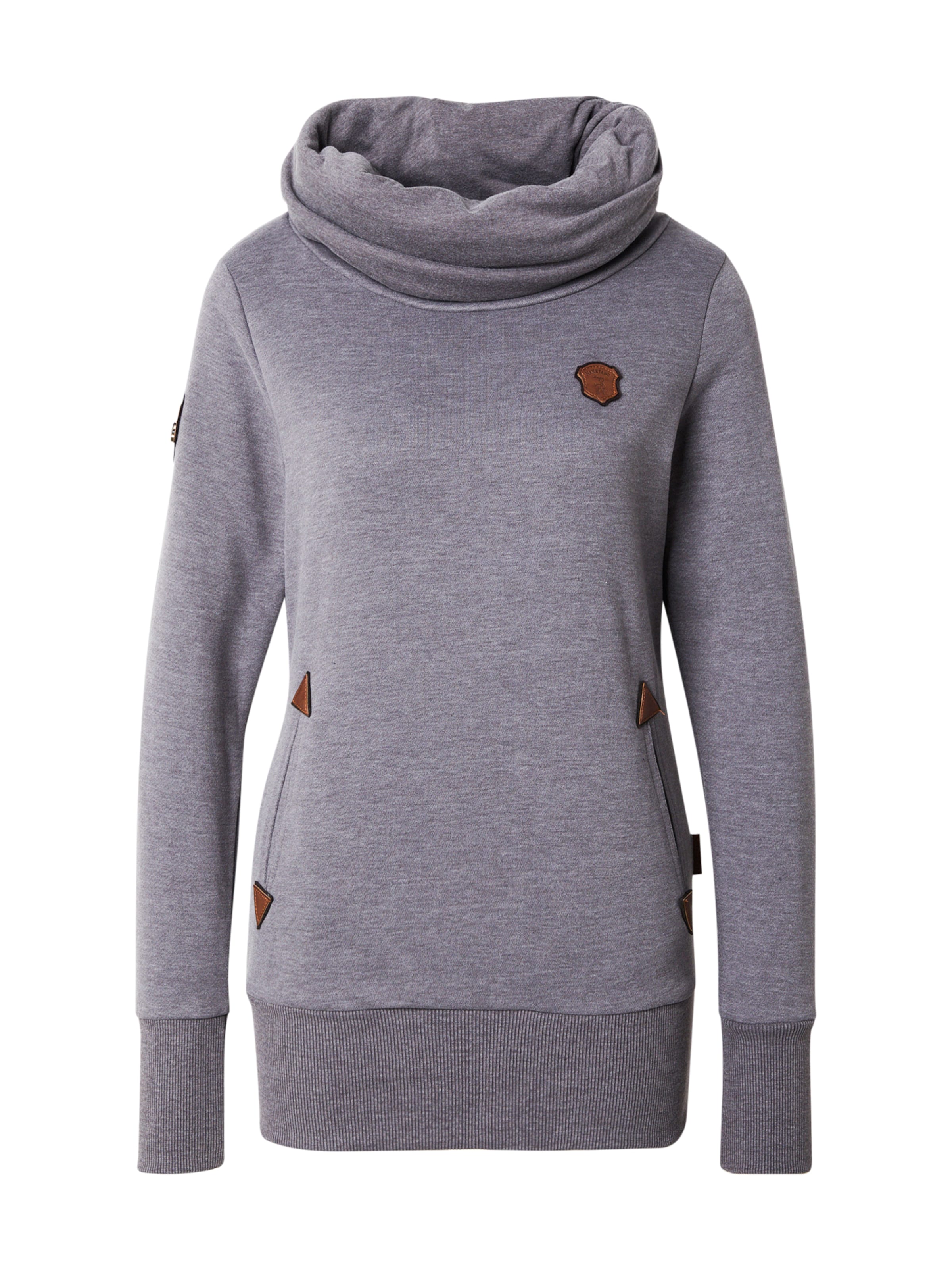 naketano Mikina – šedá: přední strana