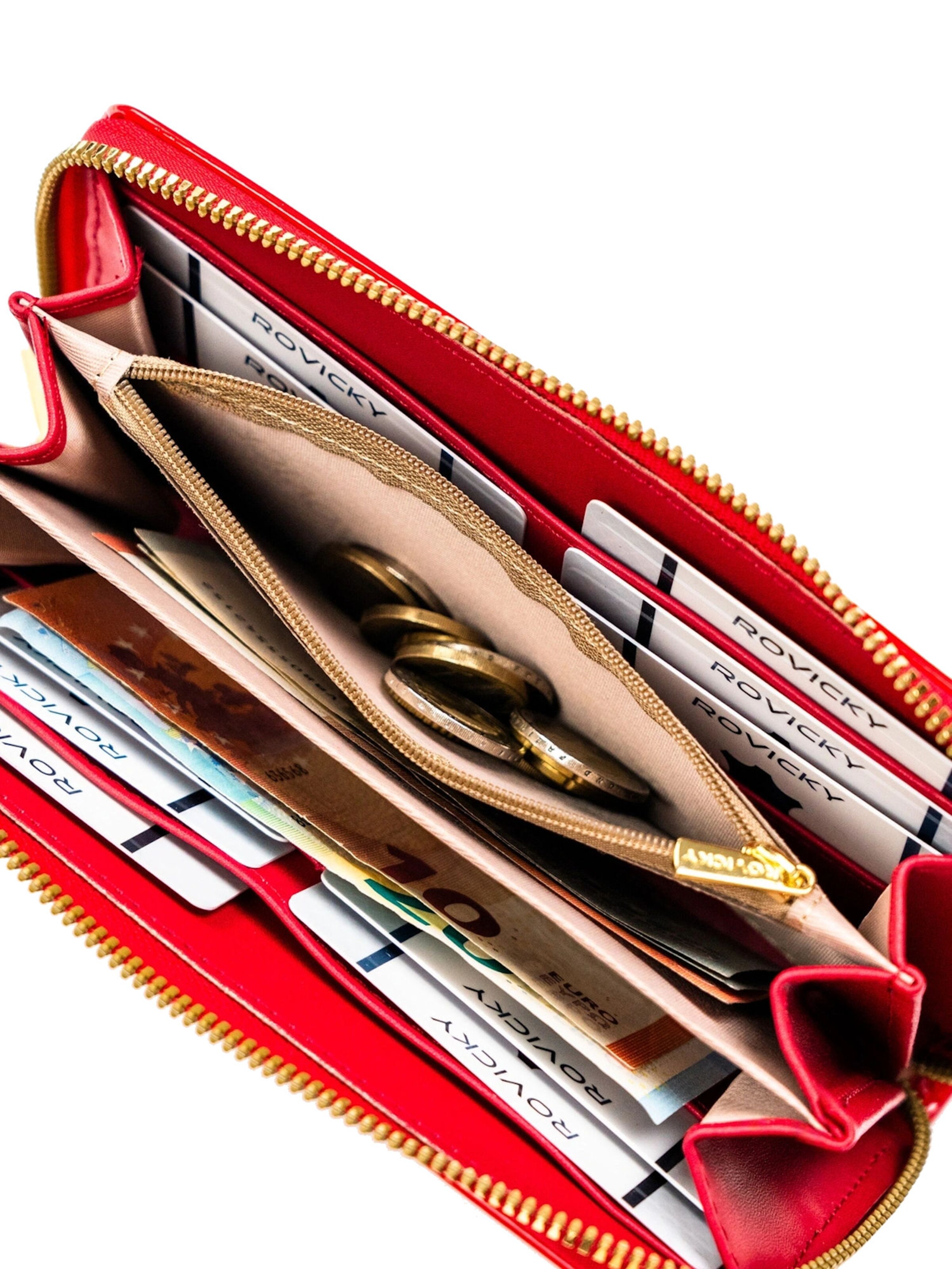 Tomshop24-7 Wallet 'Rovicky Eco Lack' in Red