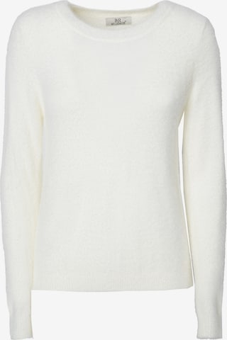 balta Influencer Megztinis: priekis