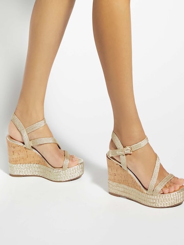 Dune LONDON Sandale 'Koda' in Gold