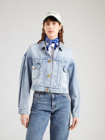 ARMANI EXCHANGE Prehodna jakna | modra barva: sprednja stran