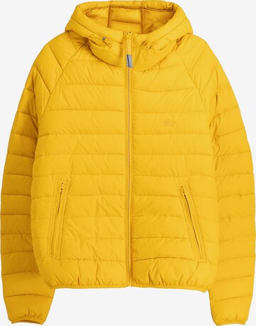 Veste mi-saison Bershka en jaune : devant