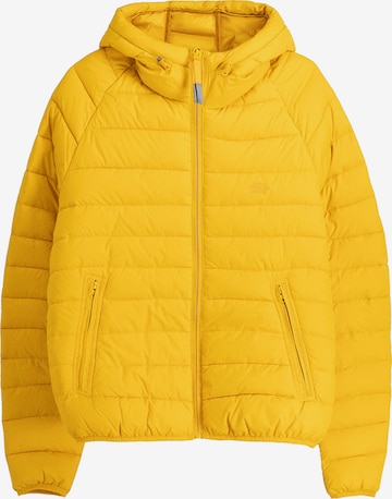 Veste mi-saison Bershka en jaune : devant