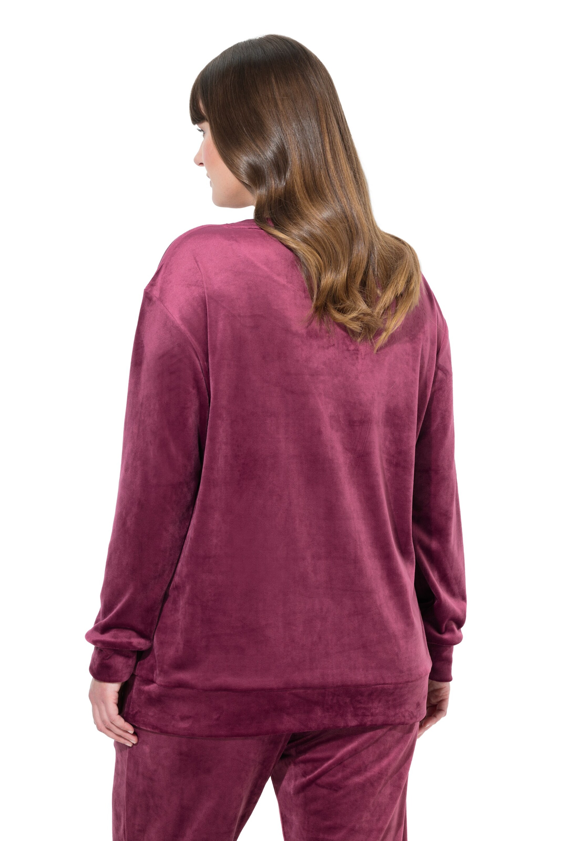 Ulla Popken Sweatshirt in Purple