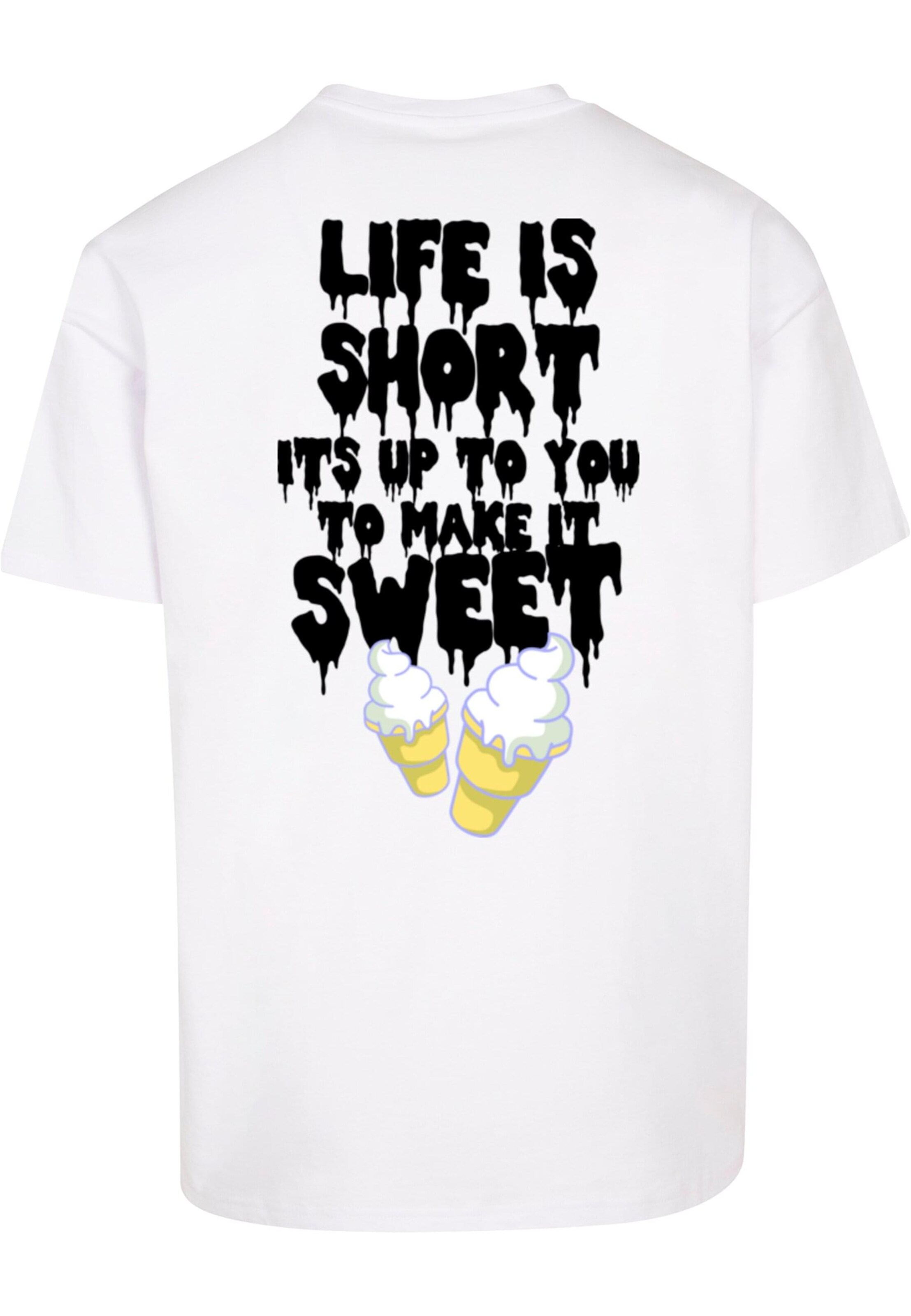 Lost Youth Shirt 'Life Is Sweet' in White
