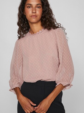 VILA Blouse 'VIDOBBA' in Roze