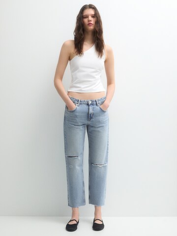 Pull&Bear Regularen Kavbojke | modra barva