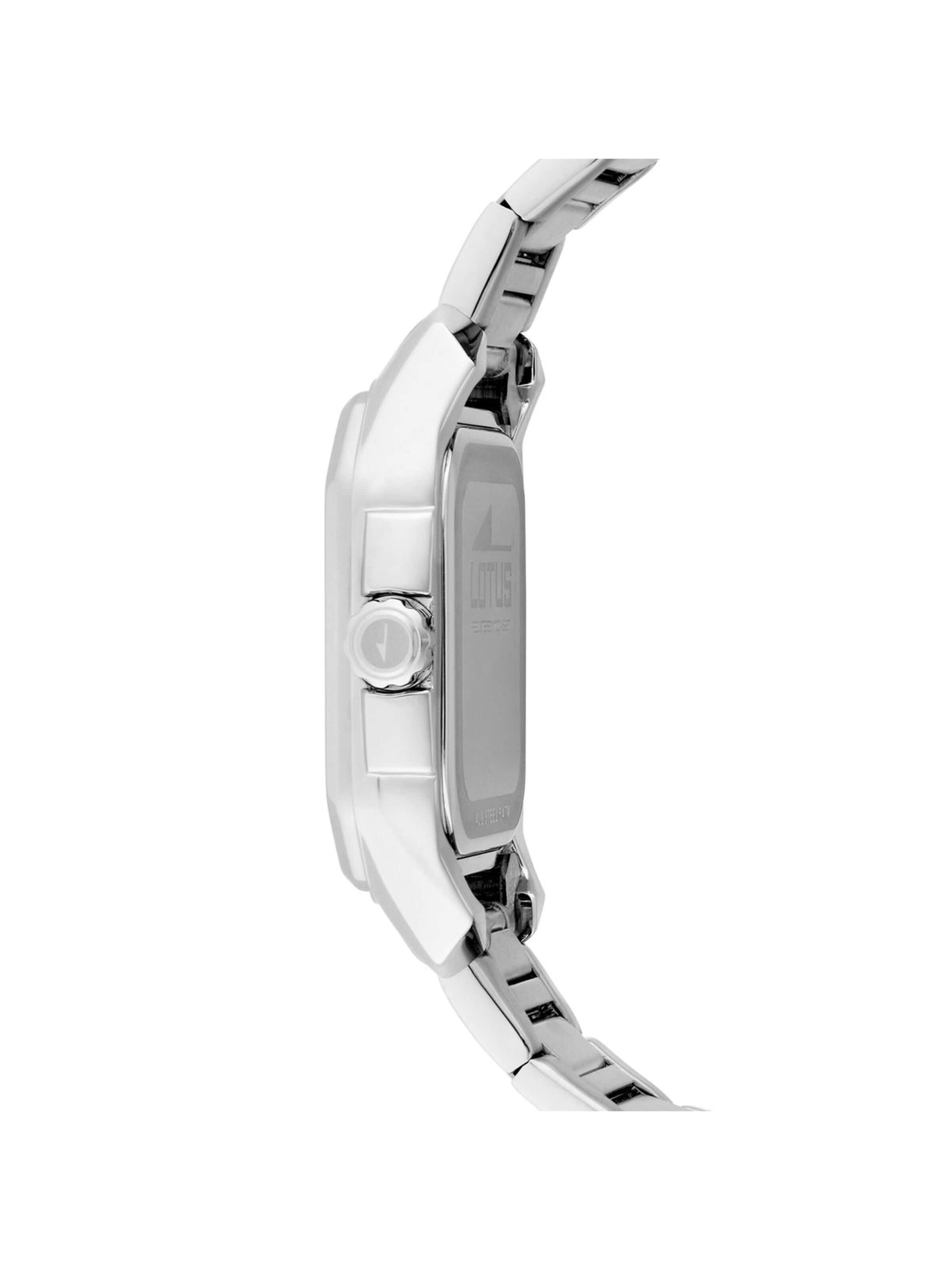 Lotus Analoog horloge 'Lotus - Watch Square Series - Quartz watch movement - Watch case width: 35 mm' in Wit