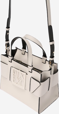 ARMANI EXCHANGE Handbag in White: front