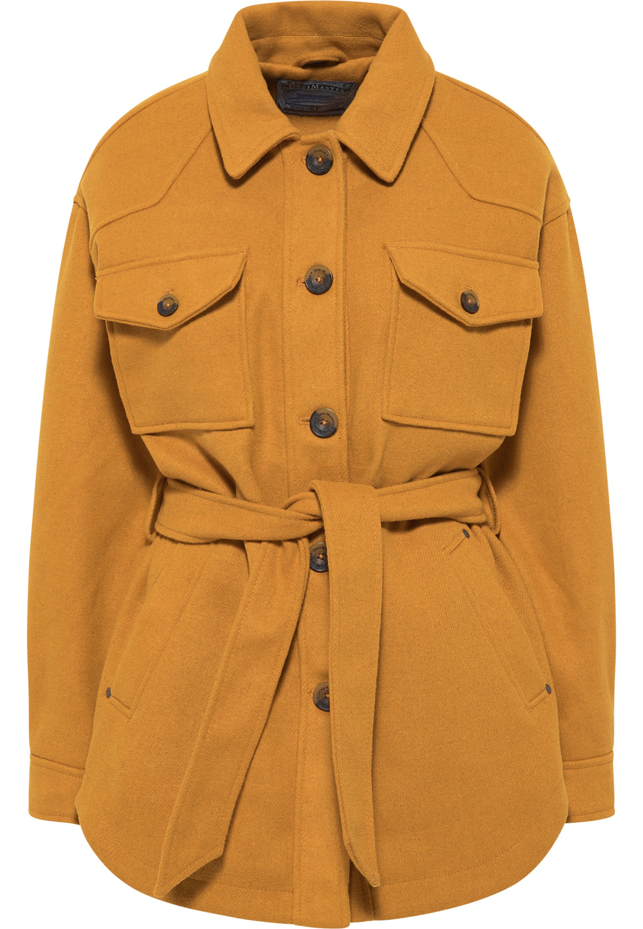 DreiMaster Vintage Jacke in Gelb: Vorderseite