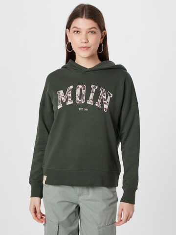 Sweat-shirt Derbe en vert : devant