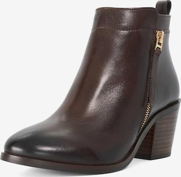 Bottines 'Paicing' Dune LONDON en marron : devant