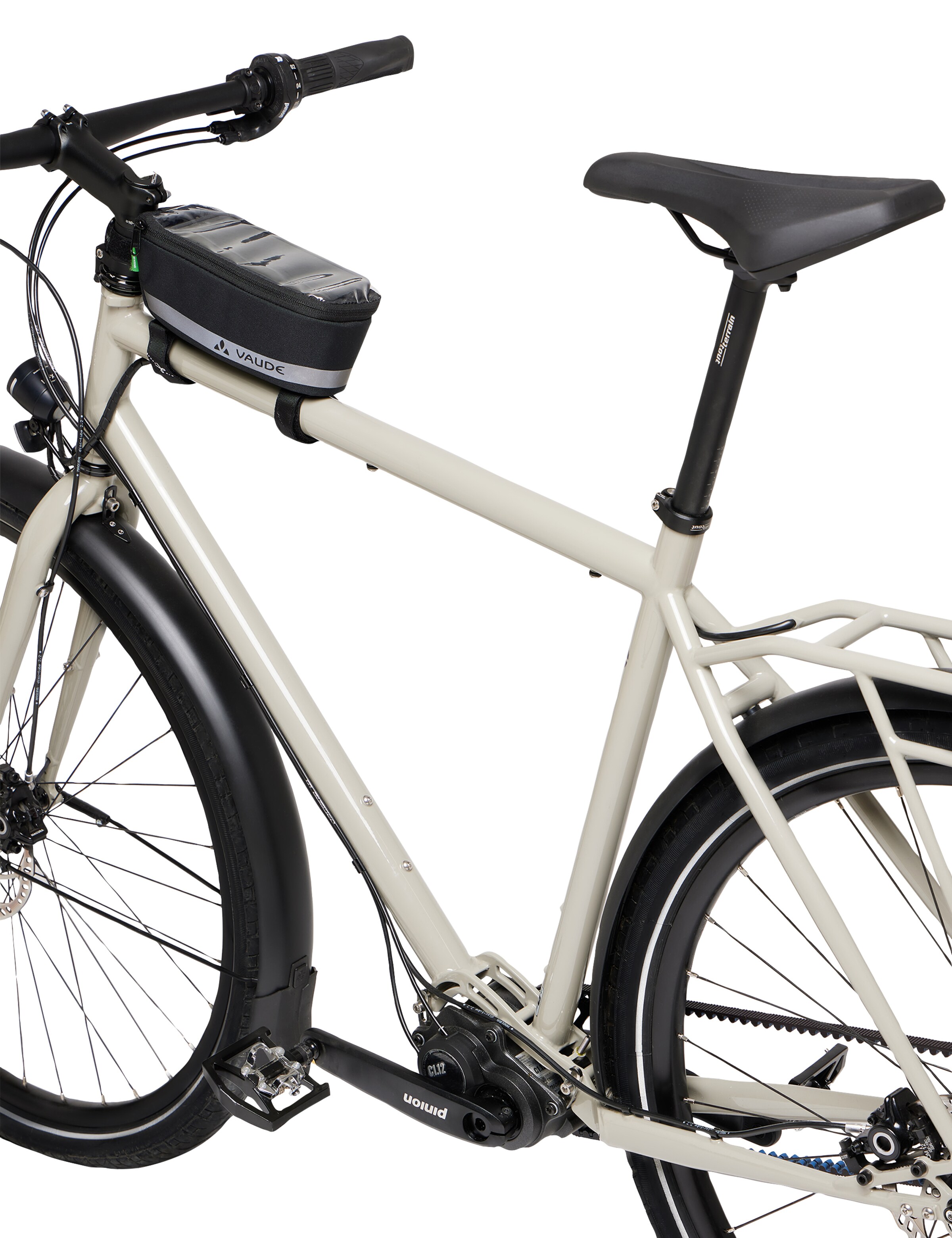 VAUDE Outdoor equipment ' Top Tube Phone Bag ' in Zwart