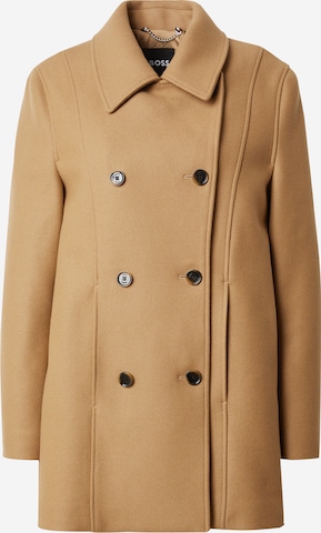 BOSS Black Between-seasons coat 'Capiva' in Beige: front