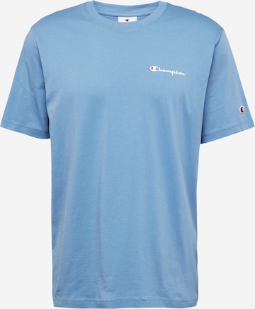 Champion Authentic Athletic Apparel T-Shirt in Blau: Vorderseite