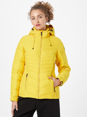 KILLTEC Outdoor Jacket 'Kow' in Yellow: front