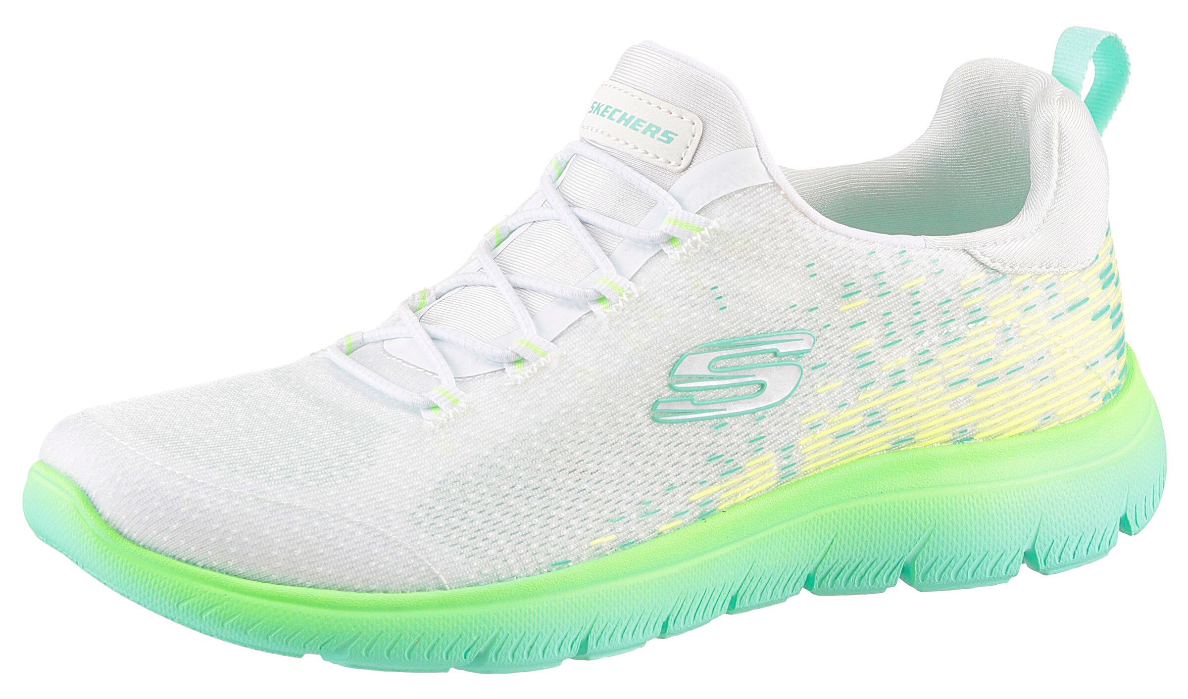 SKECHERS Slip On 'Summits - Morning Glow' in Weiß: Vorderseite