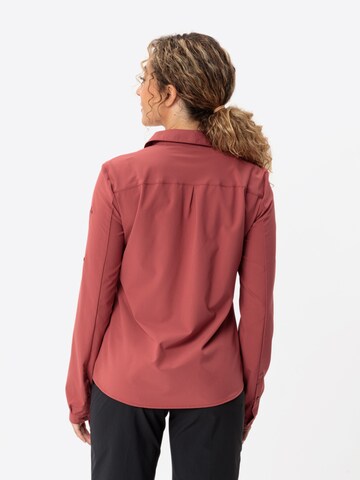 VAUDE Multifunctionele blouse 'Rosemoor' in Rood