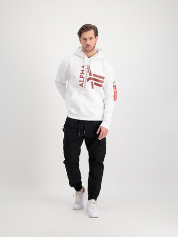 ALPHA INDUSTRIES Tapered Cargobroek 'Ripstop' in Zwart