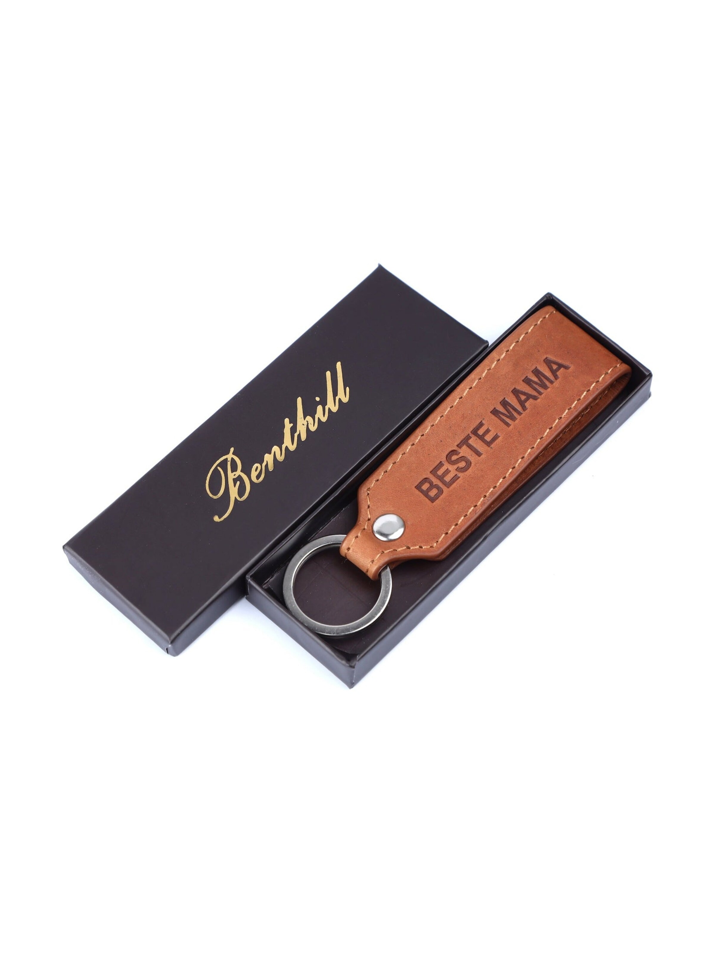 Benthill Key Ring 'Beste Mama' in Brown