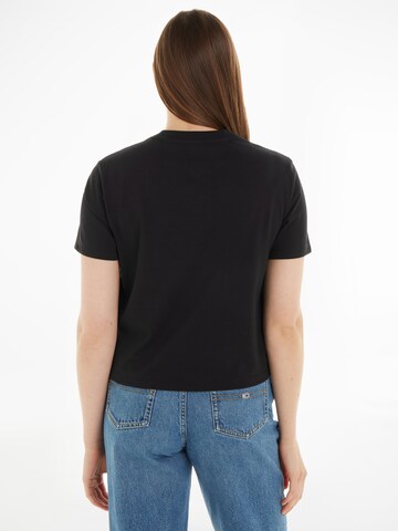 Tommy Jeans Curve T-Shirt in Schwarz