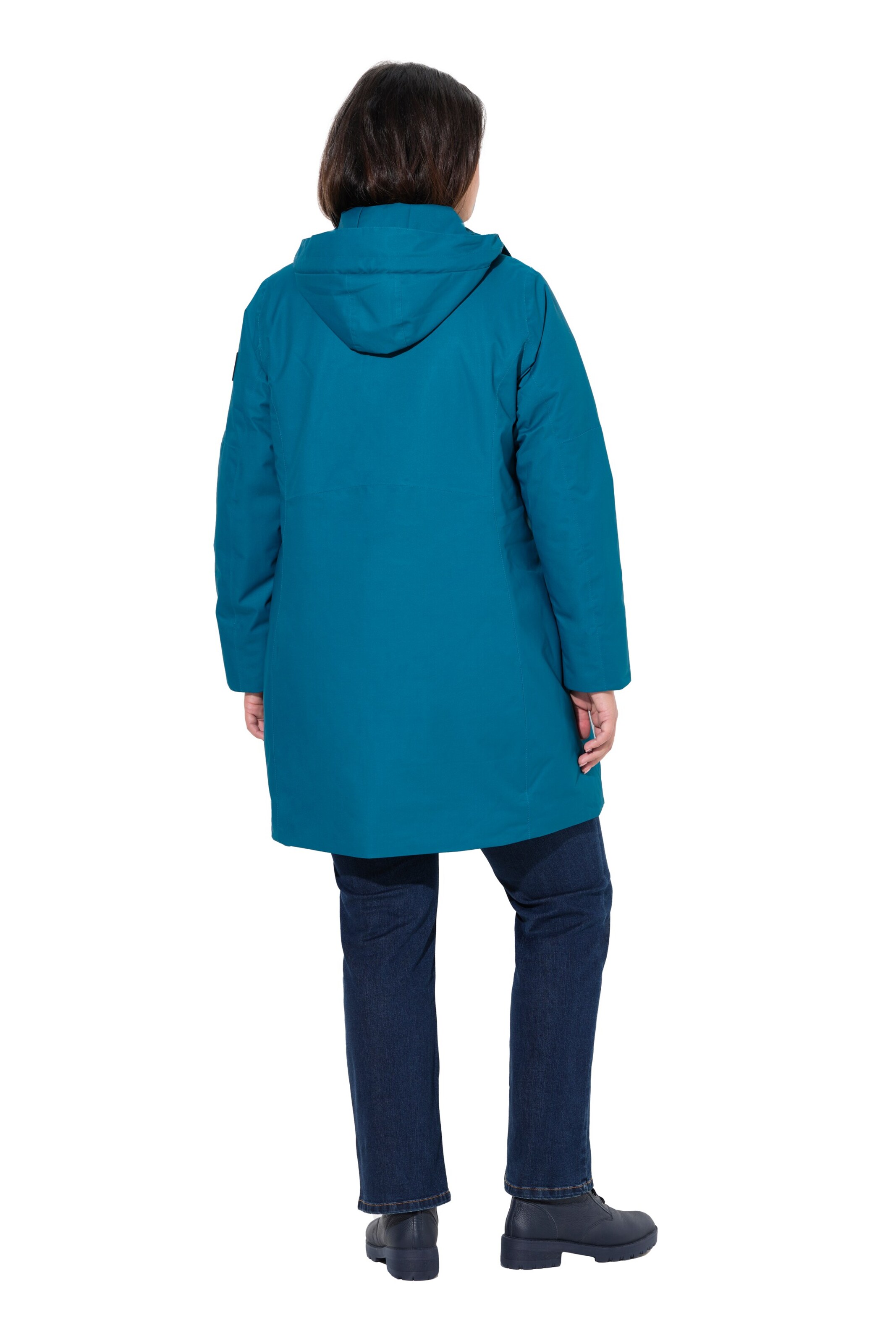 Ulla Popken Wintermantel in Blauw