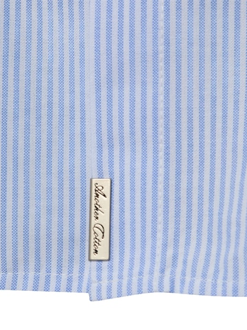 Another Cotton Lab Regular Fit Hemd 'Wrapped in Luxury' in Blau