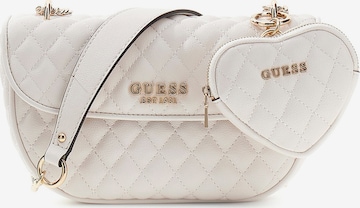 GUESS Torba na ramię 'ATABEY' w kolorze biały: przód