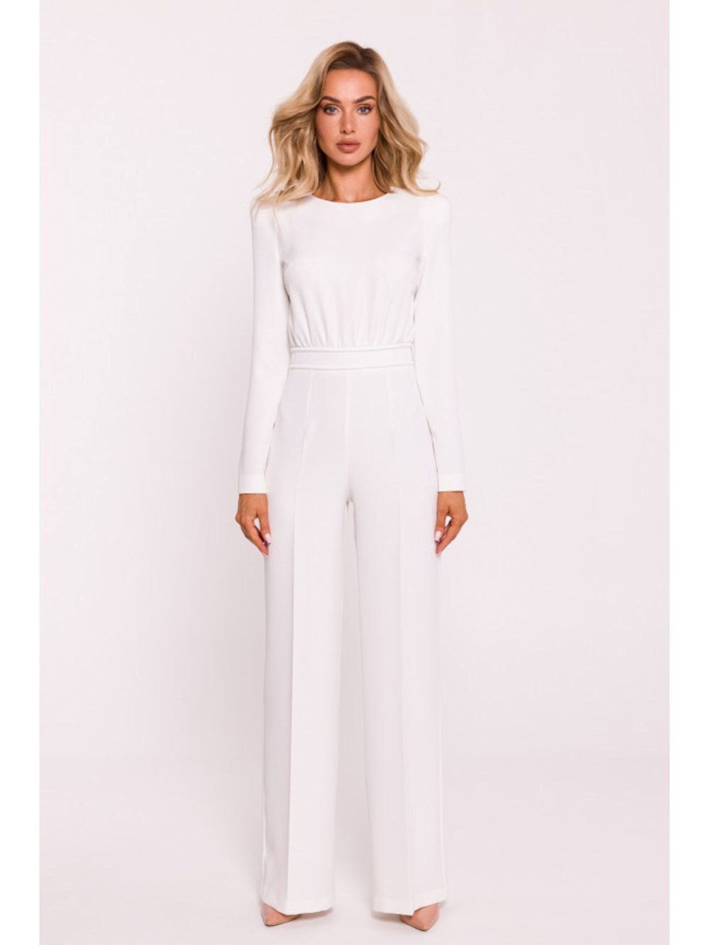 Numoco Jumpsuit 'Overall Adele' in White: front