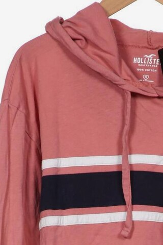 HOLLISTER Sweatshirt & Zip-Up Hoodie in M in Pink