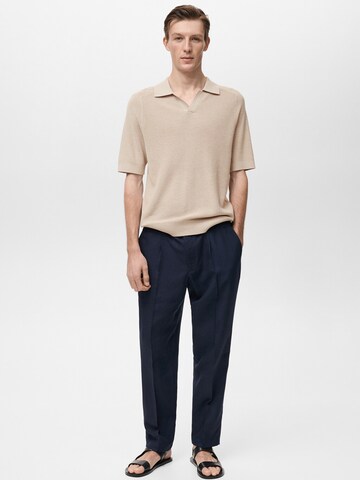 MANGO MAN Bluser & t-shirts 'LINO' i beige