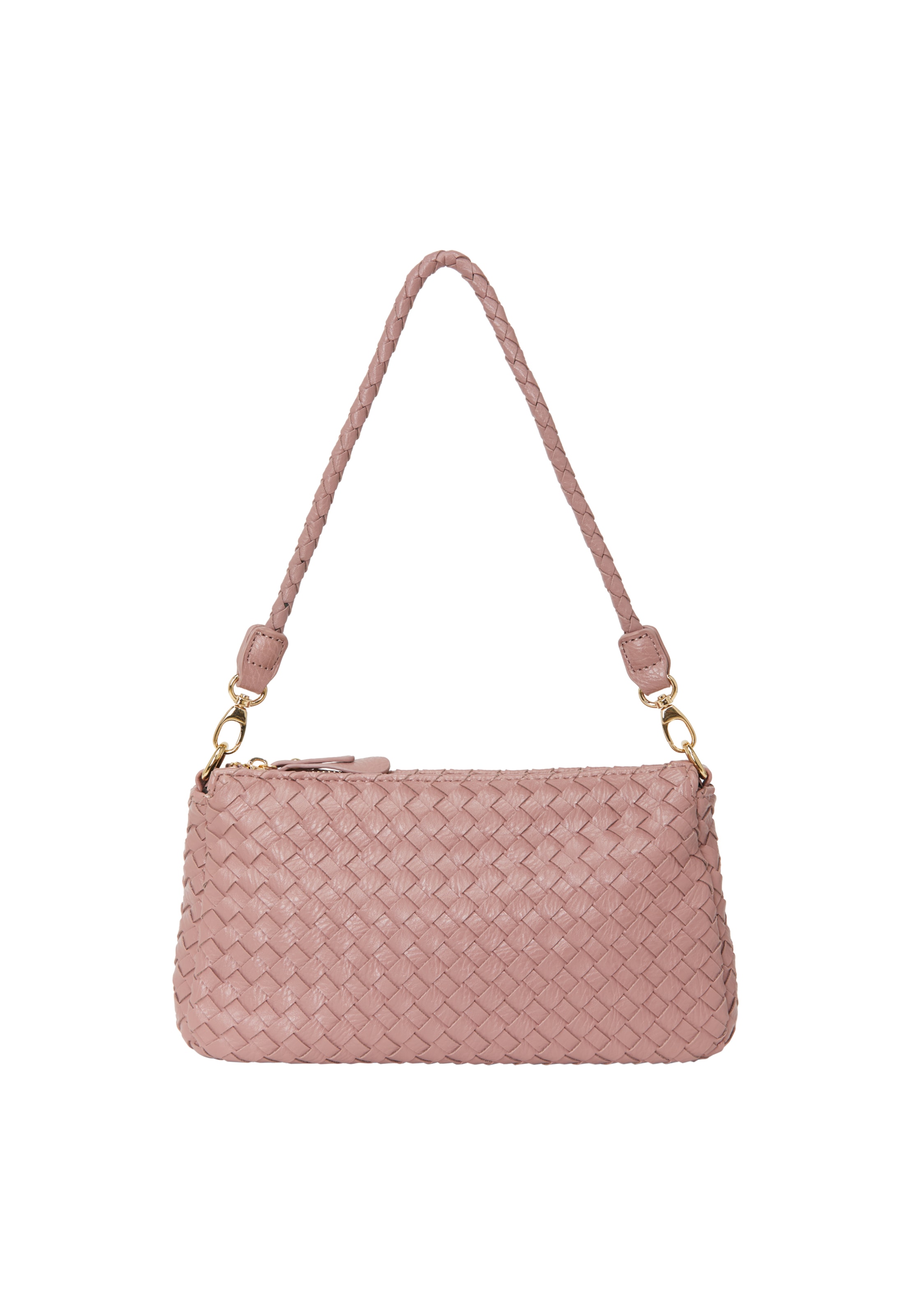 NAEMI - Mala de ombro em rosa: frente