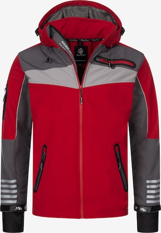 Rock Creek Outdoorjacke in Rot: Vorderseite