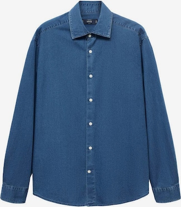MANGO MAN Hemd 'Chambre' in Blau: Vorderseite