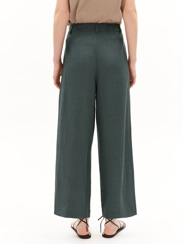 ARMEDANGELS Loose fit Trousers ' CAARUNUS LINO ' in Green