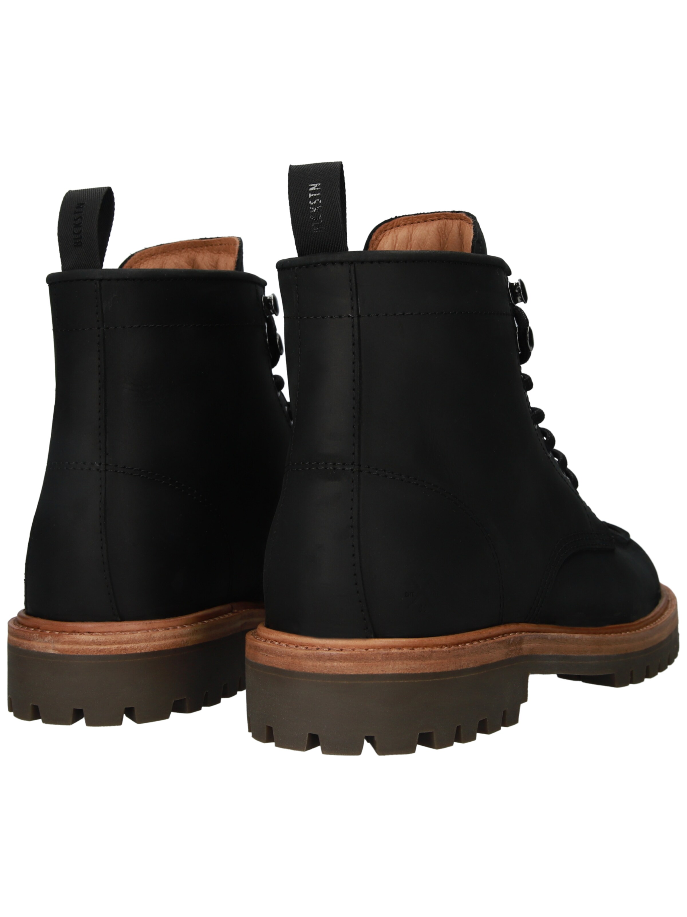 BLACKSTONE Boots med snörning 'Gastown Redford EG570' i svart