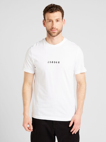 Jordan Tričko 'Air' - biela: predná strana