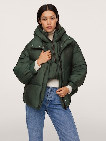 MANGO Between-Season Jacket 'PI' in Green: front