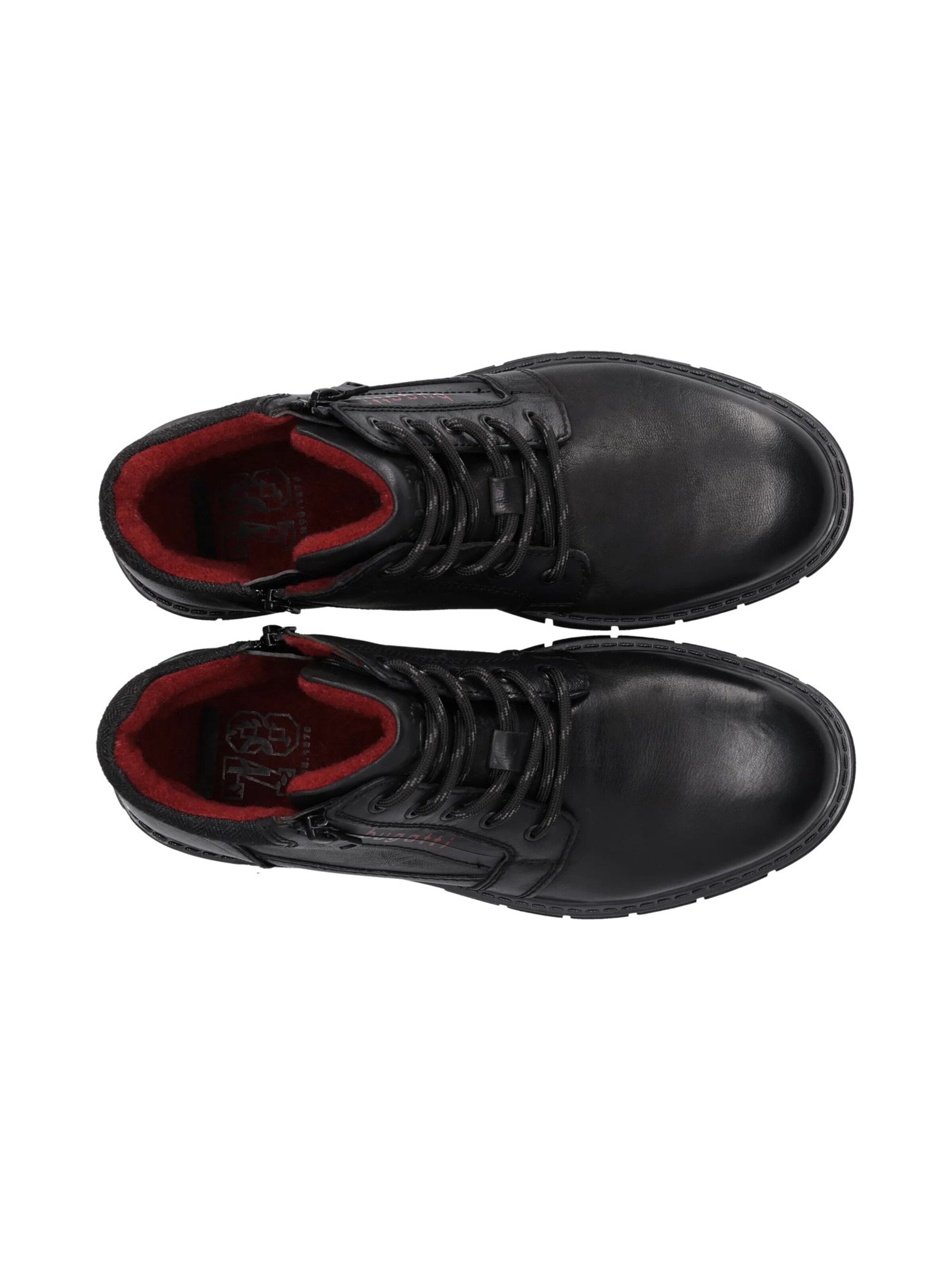 bugatti Lace-Up Boots in Black