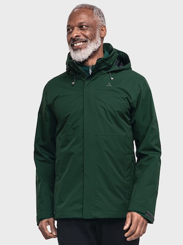 Schöffel Outdoor jacket 'Gmund' in Green: front