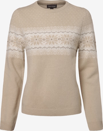 Pull-over Franco Callegari en beige : devant