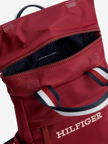 TOMMY HILFIGER Rucksack in Rot