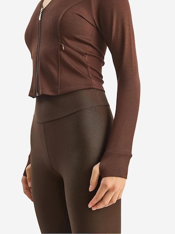 Giacca di felpa di Bianco Lucci in marrone