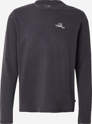 melns QS T-Krekls: no priekšpuses