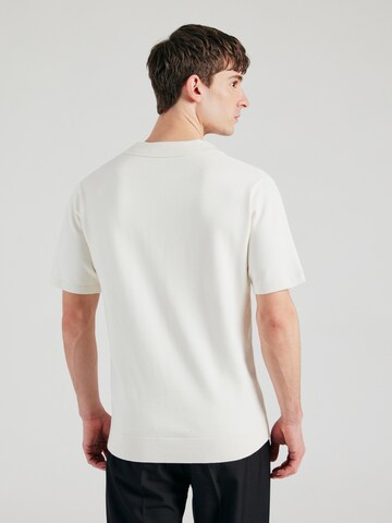 Pull-over 'SLHTeller' SELECTED HOMME en beige