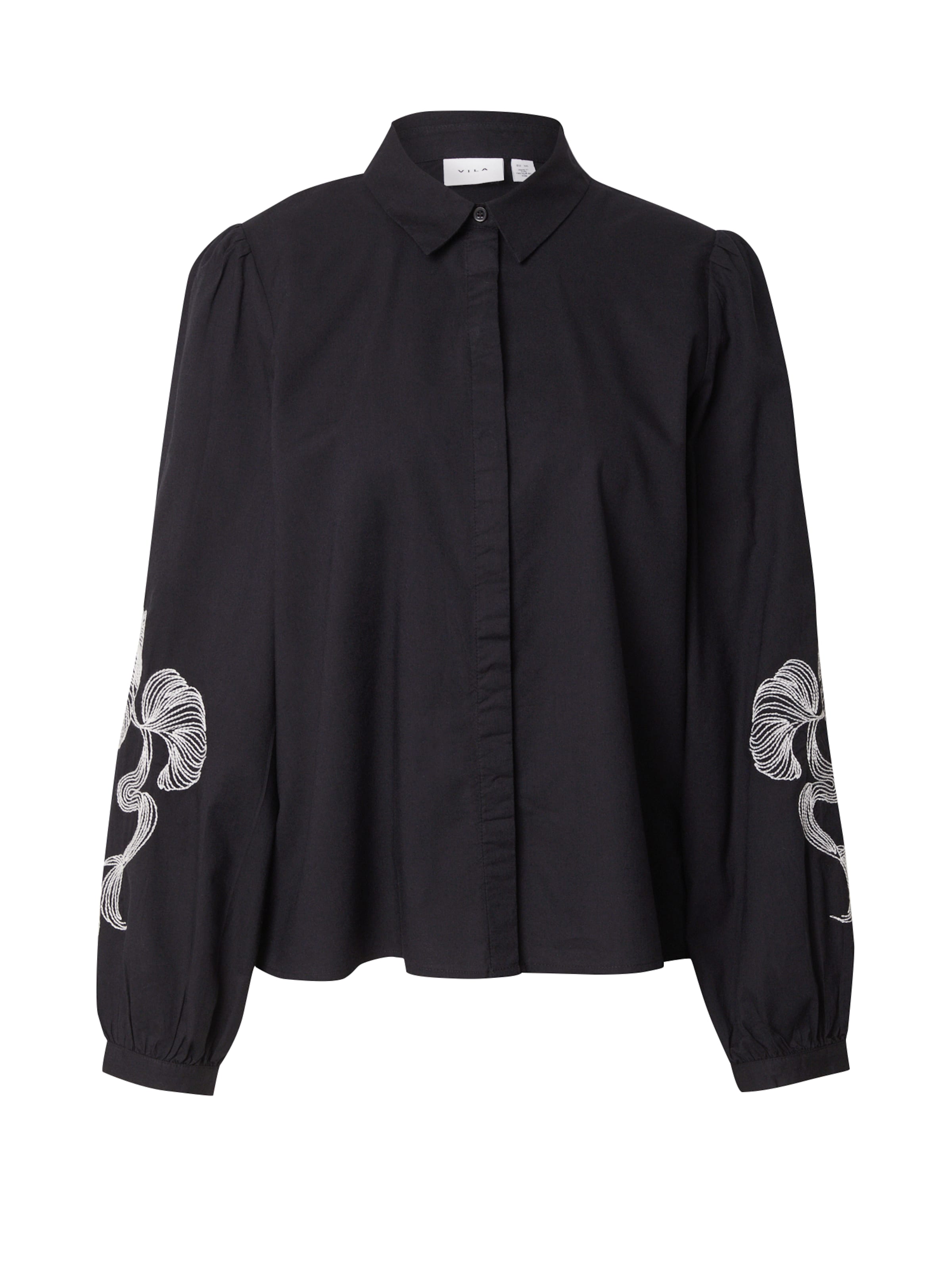 VILA Blouse 'VIVESTA' in Black: front