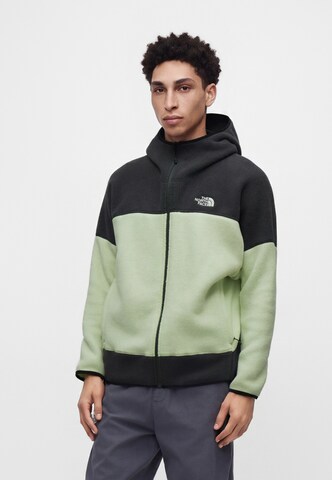 THE NORTH FACE Polár dzseki 'NSE MASK' - zöld: elől