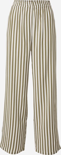 PIECES Pants 'BEMANA' in Olive / White, Item view