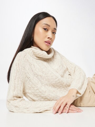 ONLY Pullover 'New Chunky' in Beige